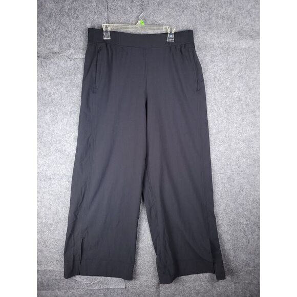 lululemon athletica Pants - Lululemon Stretch Woven High-Rise Wide-Leg Pant Women's XL Black Stretch lw5ff3s